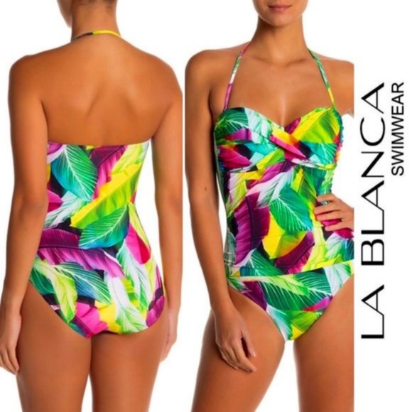 La Blanca Other - HP 🏖La Blanca Tropic Bandeau One-Piece size 8